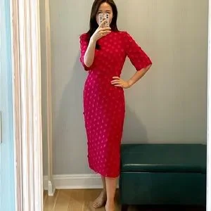 BCBGMaxAzria | Dresses | Bcbgmaxazria Short Sleeve Dotted